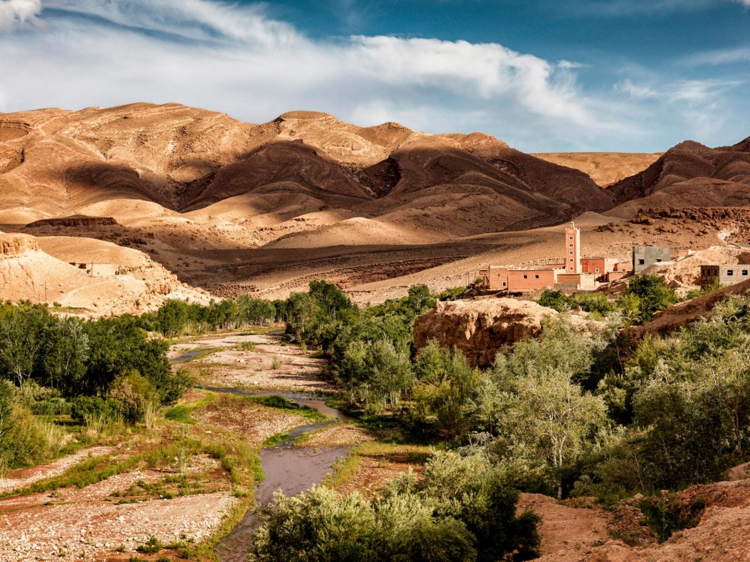 Ounila-Tal in der Provinz Ouarzazate