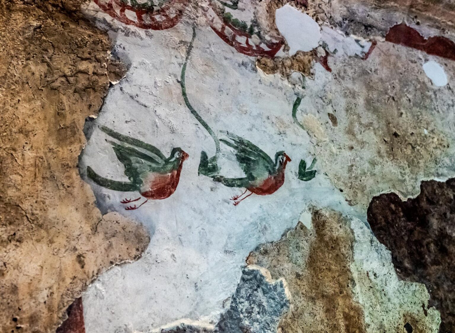 Fresken der Felsengräber von Sant Andria Priu