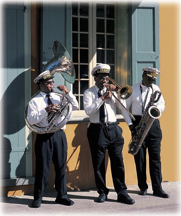 Jazzmusiker in New Orleans