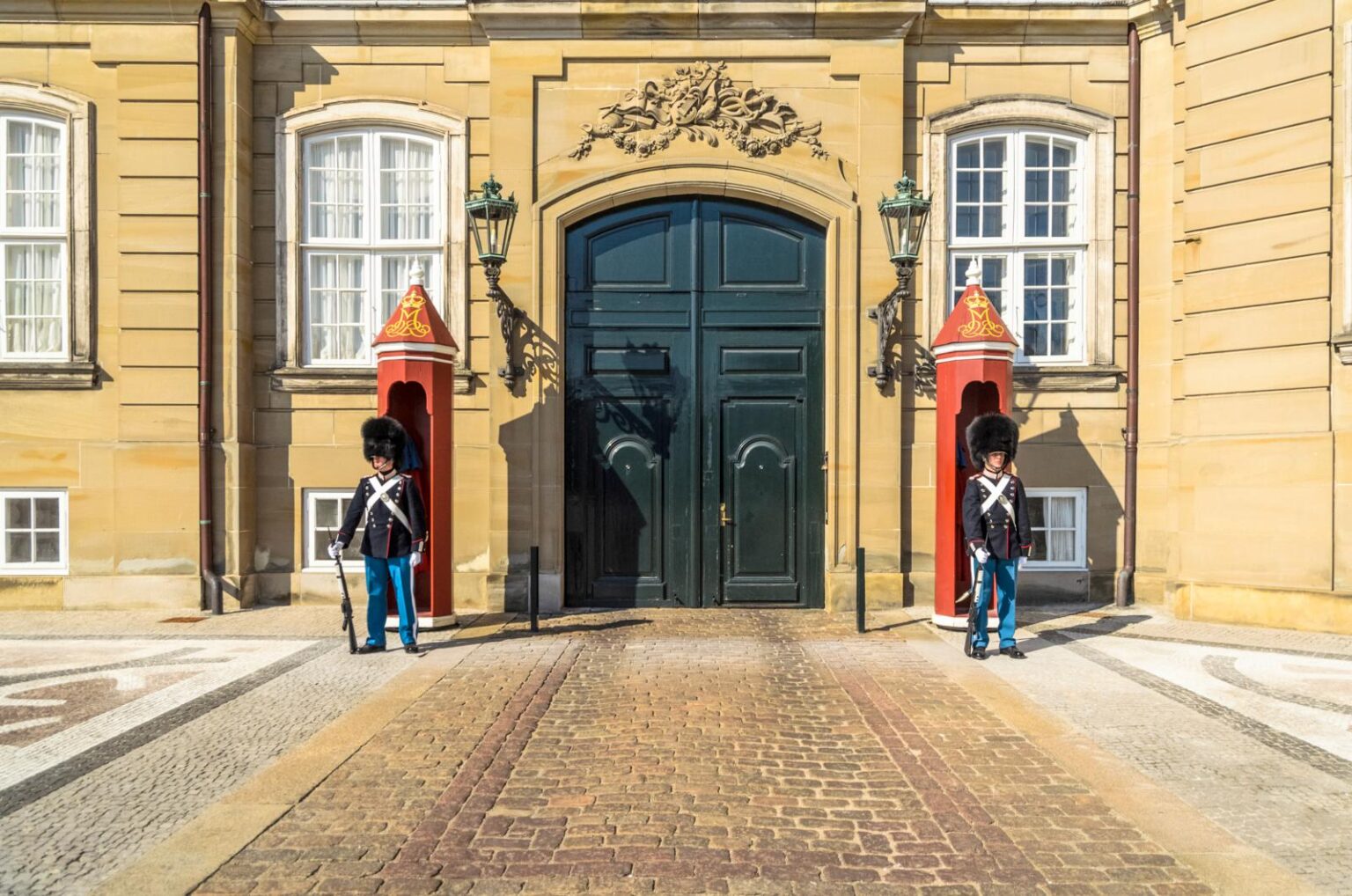 Schloss Amalienborg in Kopenhagen