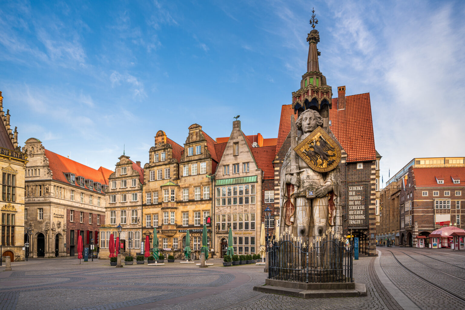 Bremen mit seinem weitläufigen Marktplatz