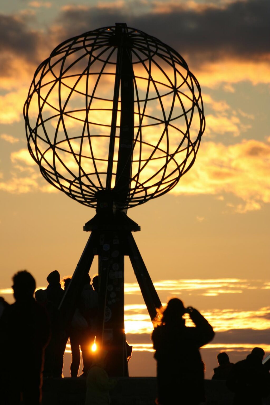 Globus am norwegischen Nordkap