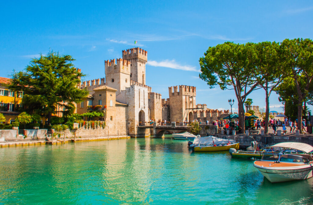 Sirmione Castle, Lake Garda, Italy sermione